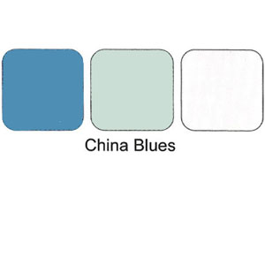 Trio Eye Shadows Compact China Blues